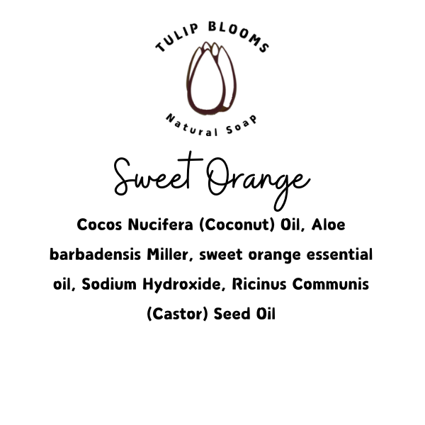 Sweet Orange Essential Oil Soap